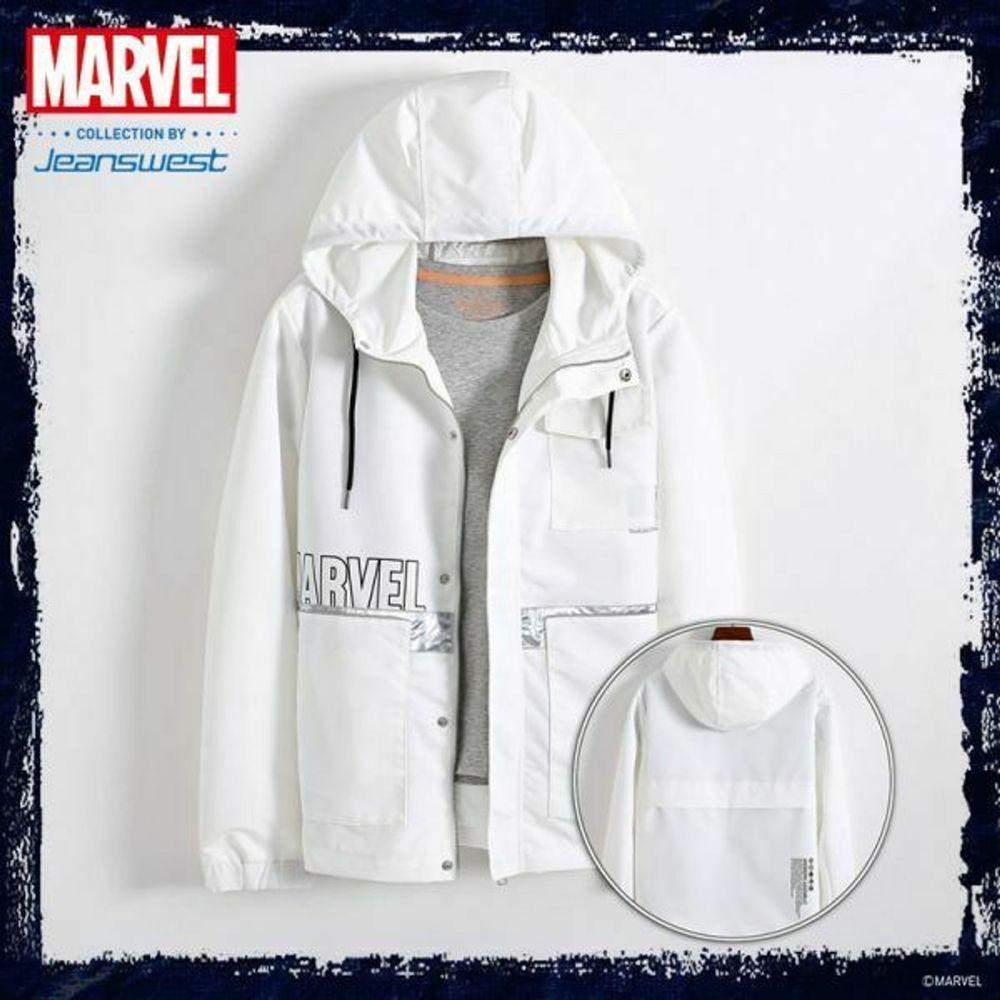 Marvel JeansWest Mens Hooded Jacket Size Medium